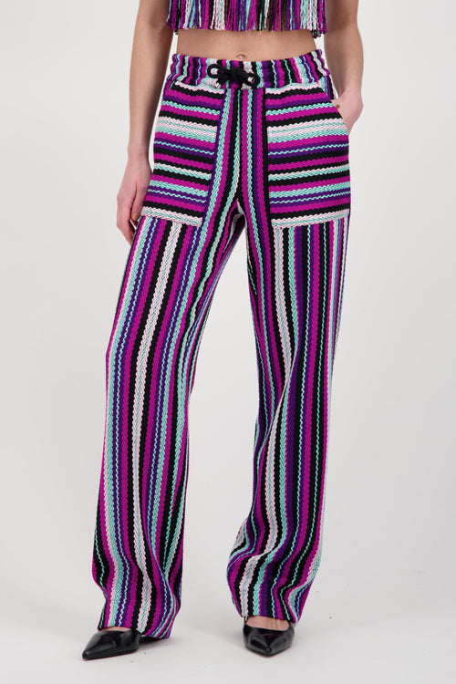 Pantalon Tissé Main