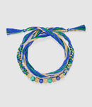 Aurelie Bidermann - Bracelet Honolulu Vert & Bleu Multico - Femme