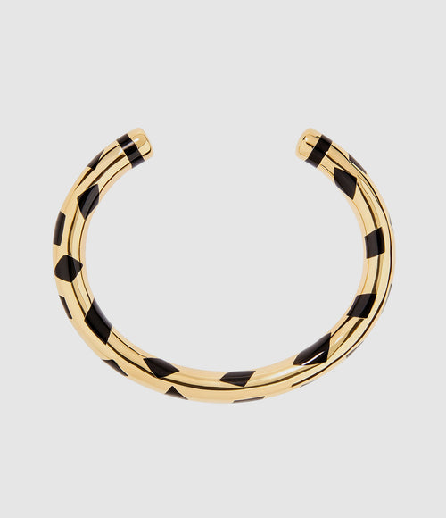 Aurelie Bidermann - Jonc Positano Carreau Noir - Femme