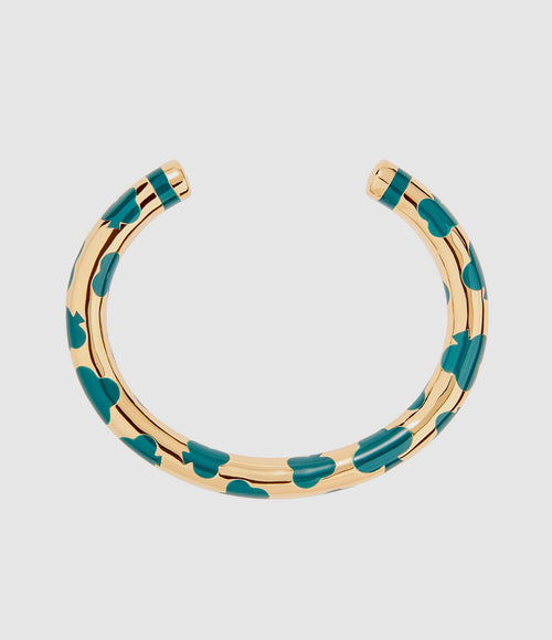 Aurelie Bidermann - Jonc Positano Trèfle Émeraude - Femme