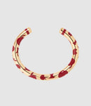 Aurelie Bidermann - Jonc Positano Pomme Bordeaux - Femme