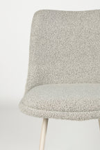 Fijs - Dining Chair - Iron - Taupe/Grey