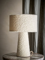 Emmie - Table Lamp - White - Polyester