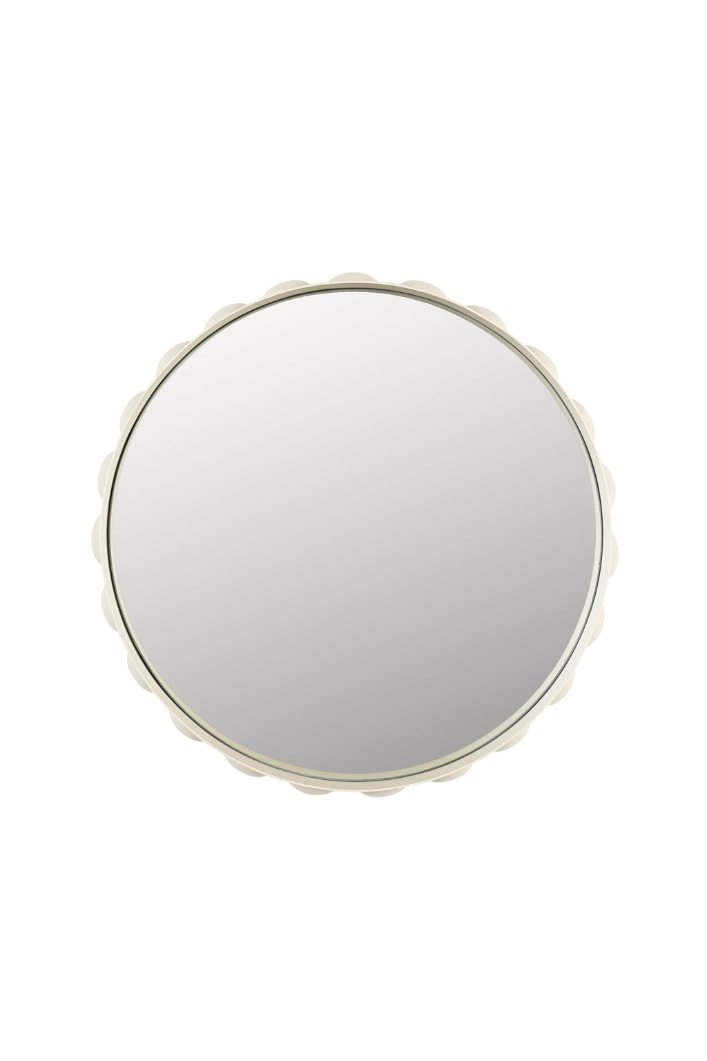 Bubbles - Mirror - Iron - Beige