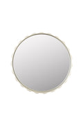 Bubbles - Mirror - Iron - Beige