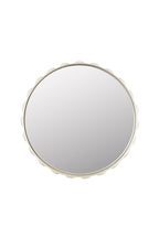 Bubbles - Mirror - Iron - Beige