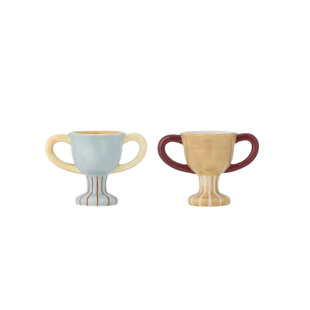 Trophy - Juego de 4 Hueveras - Multicolor - Gres