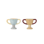 Trophy - Juego de 4 Hueveras - Multicolor - Gres