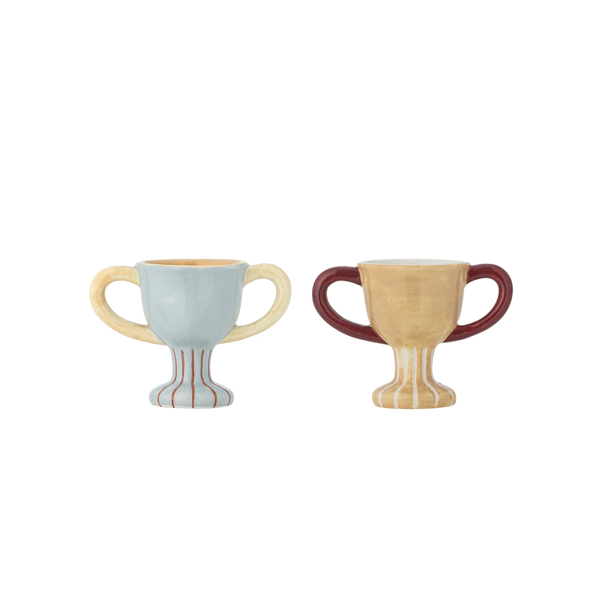 Trophy - Juego de 4 Hueveras - Multicolor - Gres