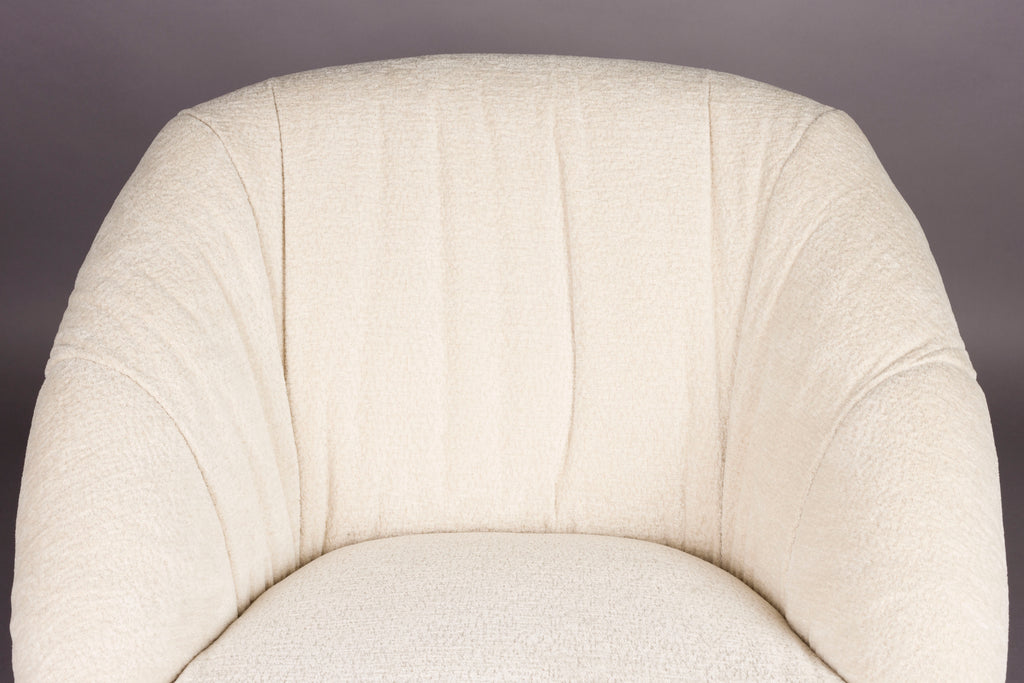 Emilius - Lounge Armchair - Fabric - Beige
