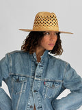 Gabby Straw Hat - Natural Terracotta