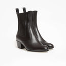 Bottines Gaia - Cuir De Veau Lisse - Noir