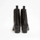 Bottines Gaia - Cuir De Veau Lisse - Noir