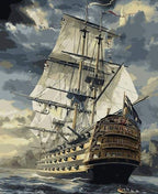 Paint By Numbers - Ocean Galleon