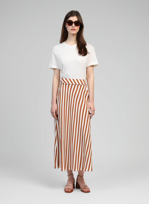 Galvily Petis Caramel Long Skirt