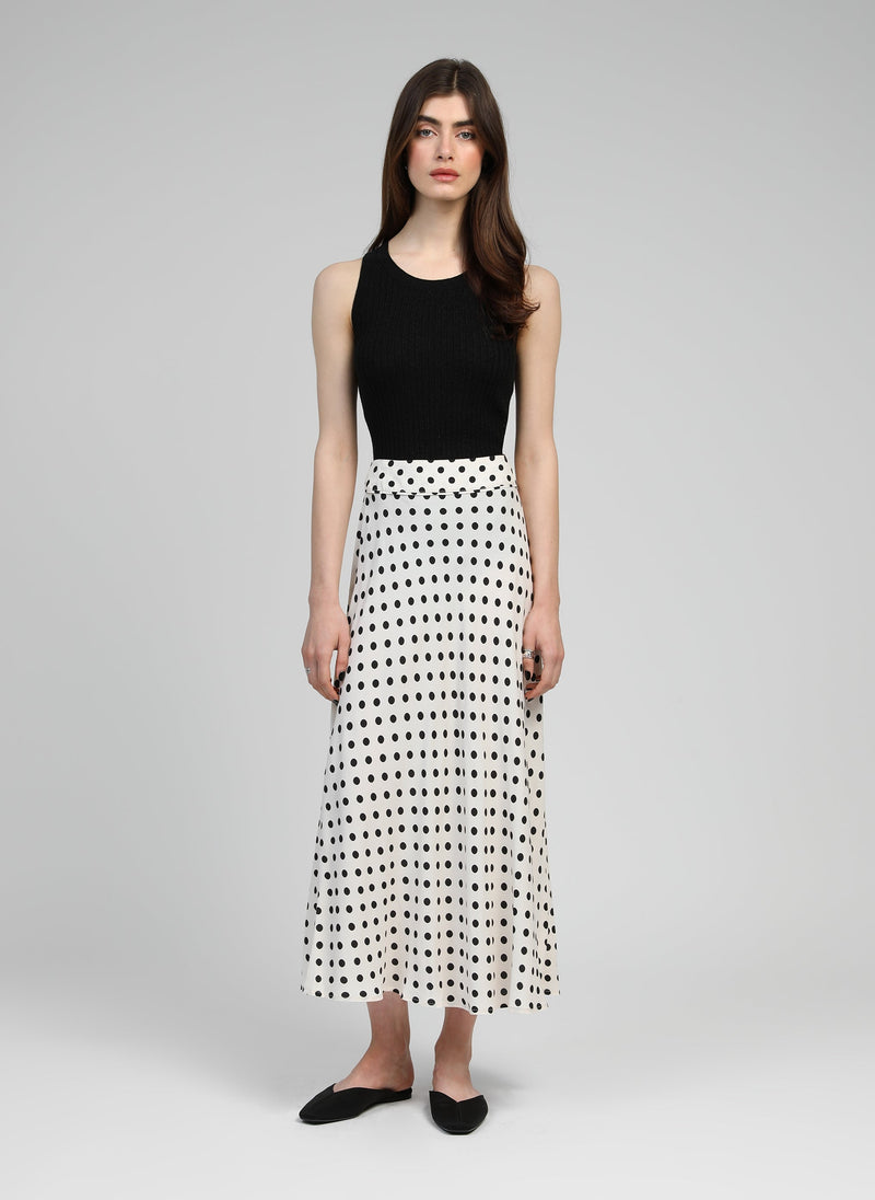 Galvily Palinto Black Long Skirt