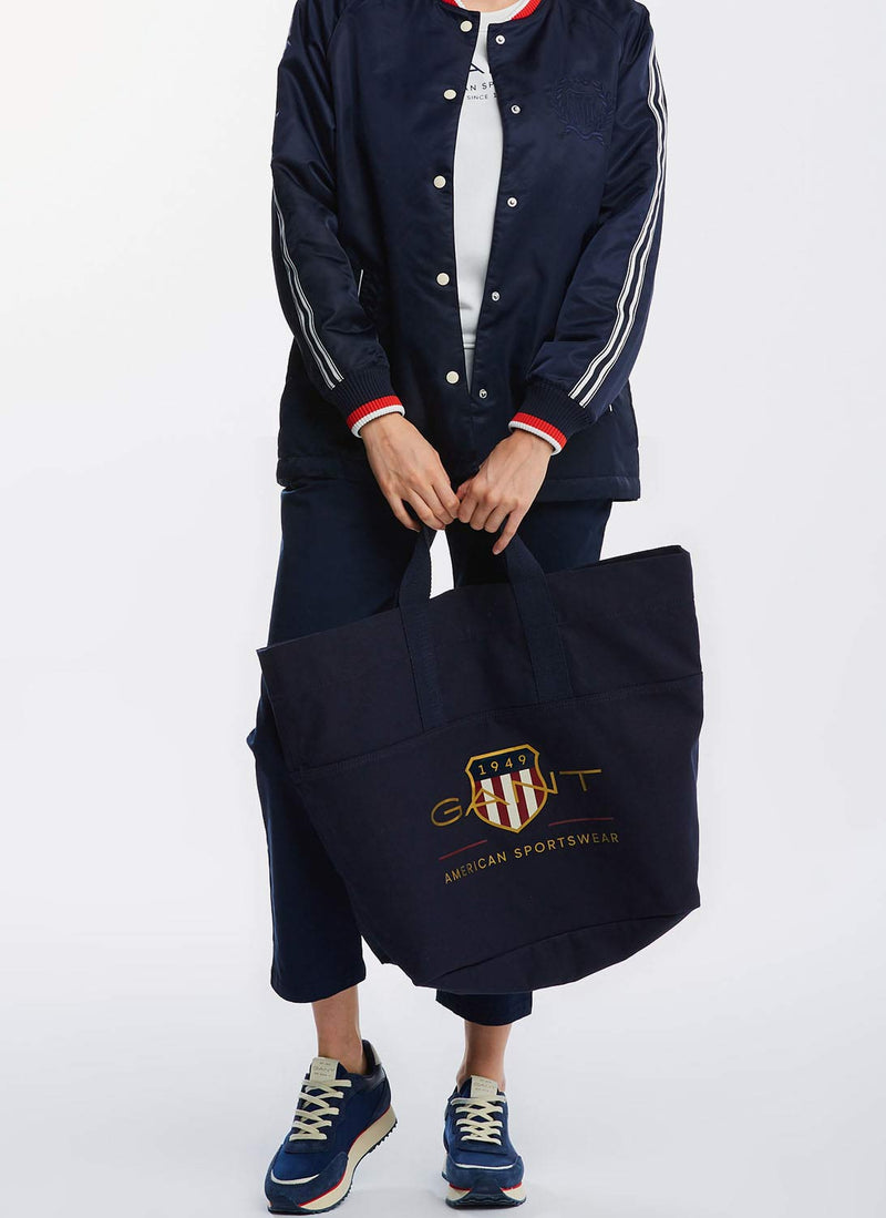 Gant - Veste D'Entraineur Varsity - Evening Blue - Femme