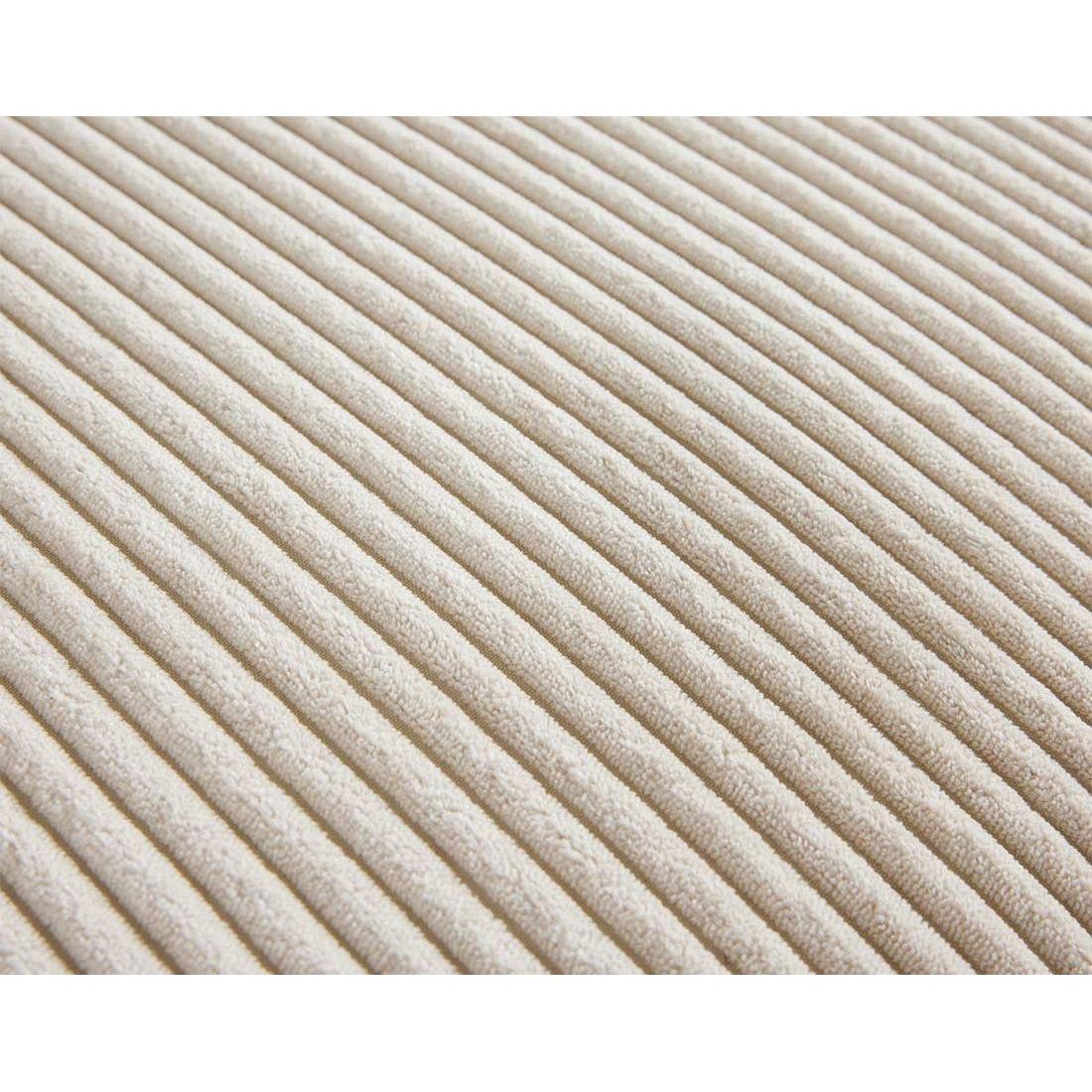 Garance - Canapé Droit - 3 Places - Velours Côtelé - Beige