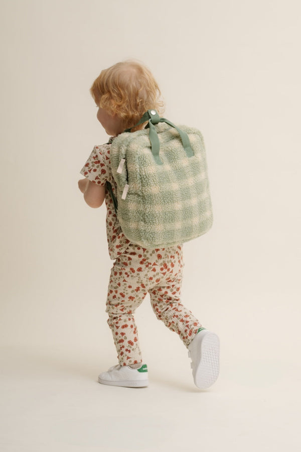 Pile Backpack - Sage Check