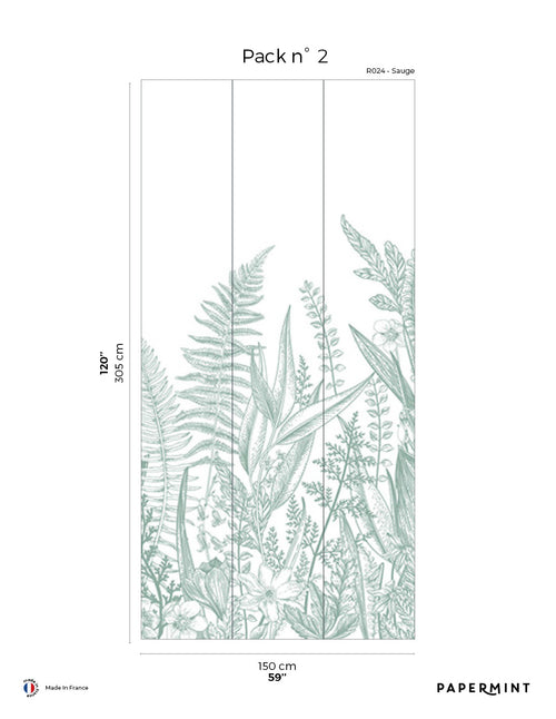 Fresque Garden Line - Sauge