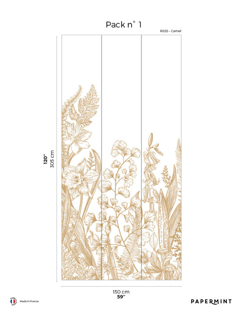 Fresque Garden Line - Camel