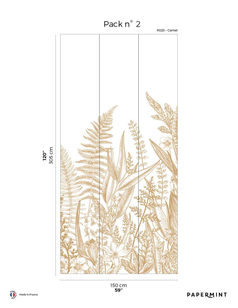 Fresque Garden Line - Camel