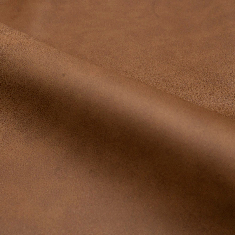 gaspard chaise similicuir marron lot de 2 zoom_1