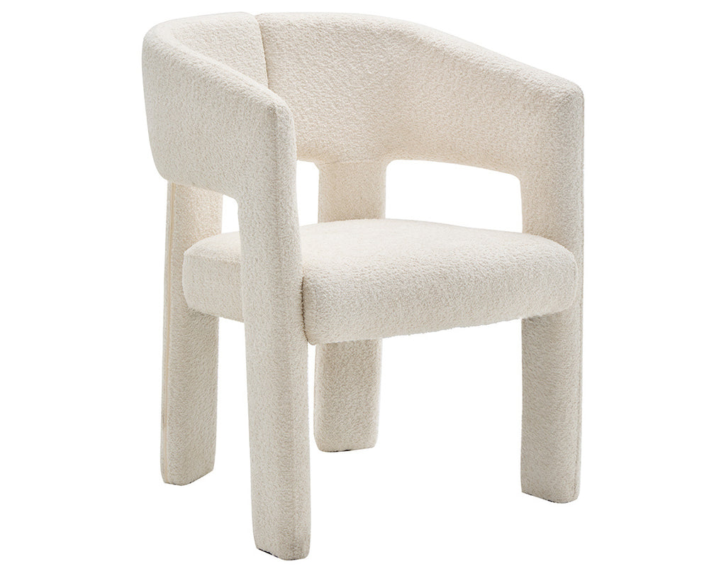 Gaspard - Lot De 2 Fauteuils - Tissu Bouclette - Beige