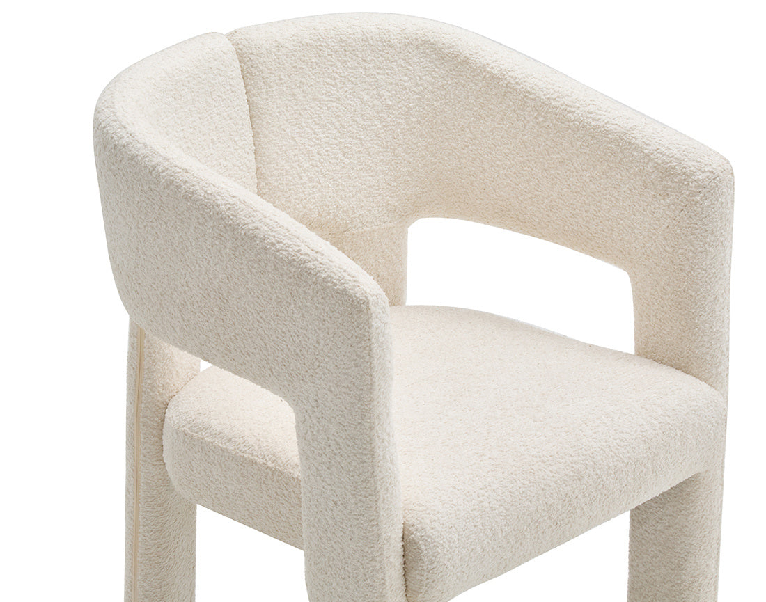 Gaspard - Lot De 2 Fauteuils - Tissu Bouclette - Beige