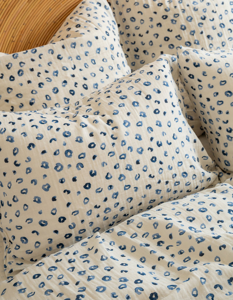 Housse De Couette - Gaze De Coton Double Épaisseur - 3 Coloris