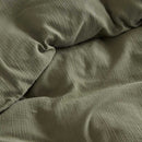 Comforter Cover - Cotton Gauze - Forest Green