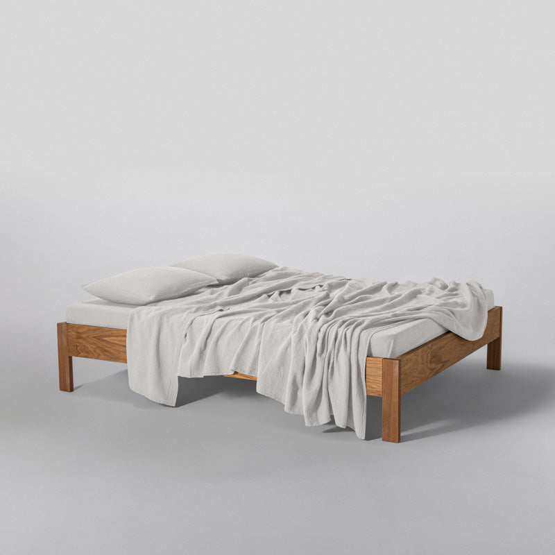 Drap Plat En Gaze De Coton 185G/M² - Blanc