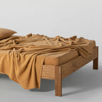 Sábana encimera - De gasa de algodón 185 g/m² - Miel