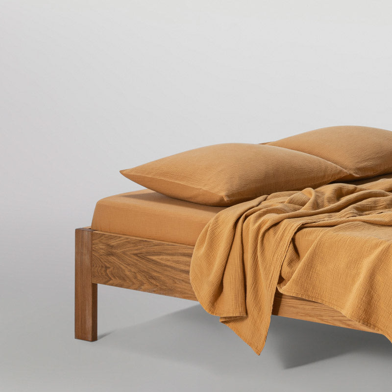 Sábana Bajera - De Gasa De Algodón 185 G/M² - Miel
