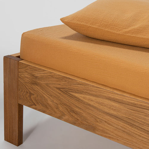 Drap Housse En Gaze De Coton 185G/M² - Miel