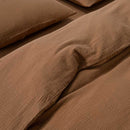 Comforter Cover - Cotton Gauze - Hazelnut