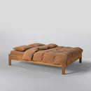 Housse De Couette En Gaze De Coton 185G/M² - Noisettes