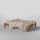 Drap Plat En Gaze De Coton 185G/M² - Beige Sable