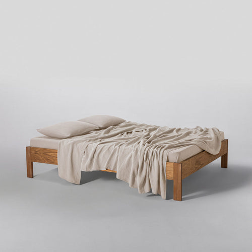 Drap Plat En Gaze De Coton 185G/M² - Beige Sable