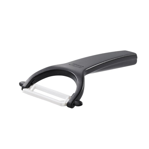 Ceramo - "Ceramo" Peeler - Ceramic Blade - Black - Black/White
