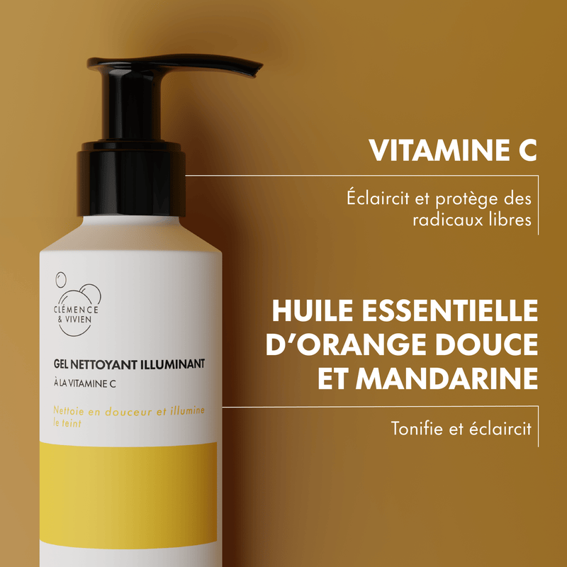 Gel nettoyant illuminant - Clémence & Vivien