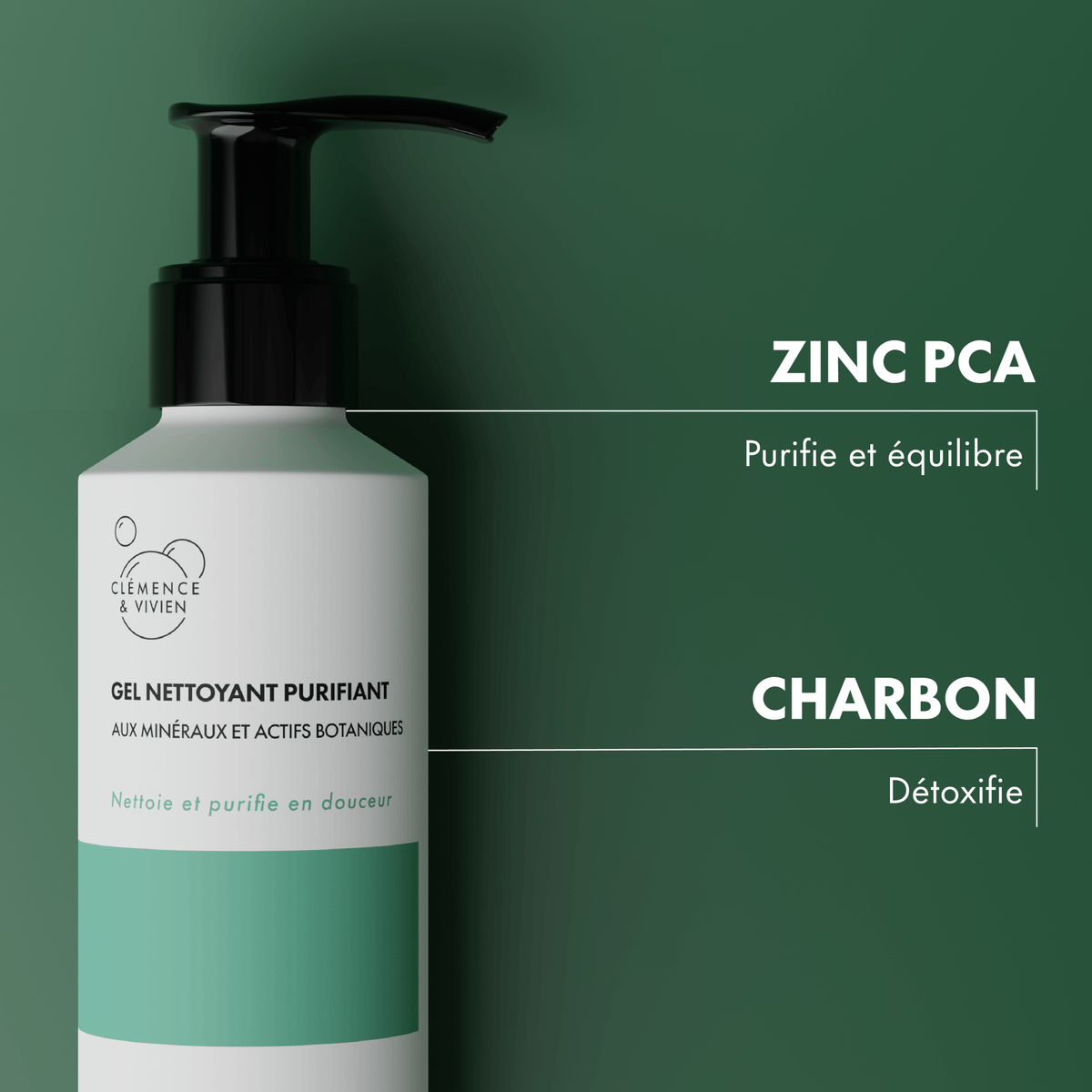 Gel nettoyant purifiant - Clémence & Vivien