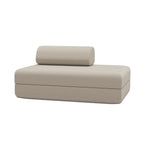 Canapé Droit Gemma - 2 Places - Tissu Lisse