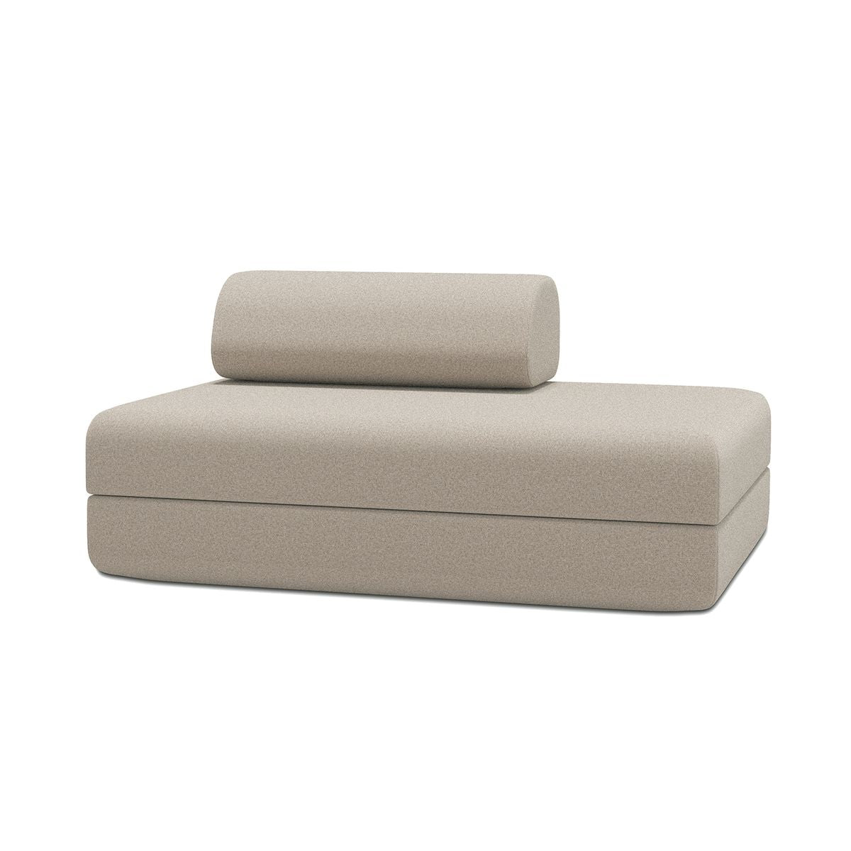 Canapé Droit Gemma - 2 Places - Tissu Lisse