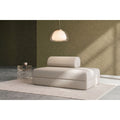 Canapé Droit Gemma - 2 Places - Tissu Lisse