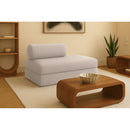 Canapé Droit Gemma - 2 Places - Tissu Lisse