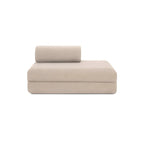 Canapé Droit Gemma - 2 Places - Tissu Lisse