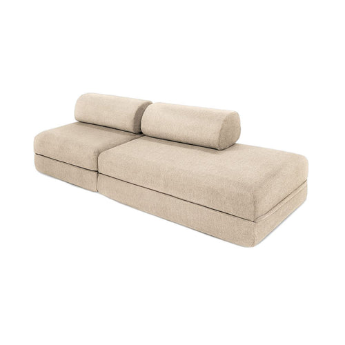 Canapé Droit Gemma - 3 Places - Tissu Lisse