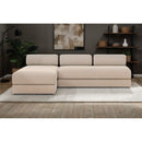 Canapé D'Angle Gemma - 6 Places - Tissu Lisse