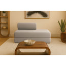 Canapé Droit Gemma - 2 Places - Tissu Lisse